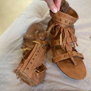 Bucco Fringe Sandals
